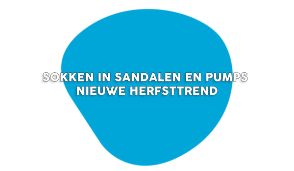 Sokken in sandalen en pumps nieuwe herfsttrend