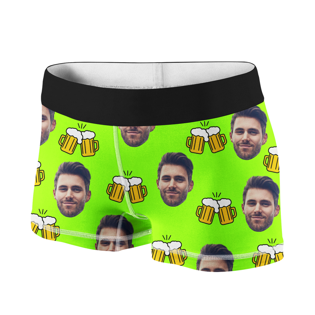 Custom Bier Onderbroek FacePrints