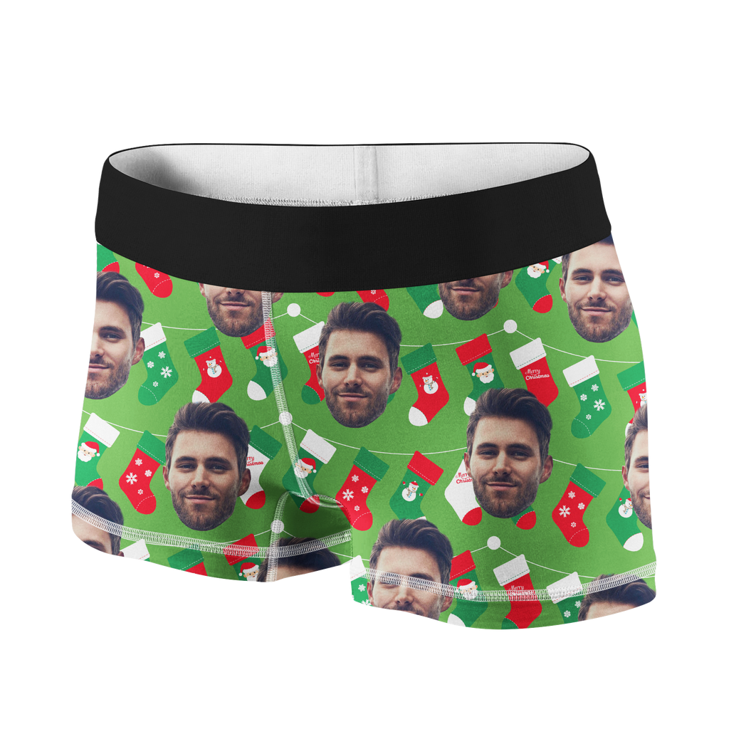 Custom Kerst Onderbroeken FacePrints