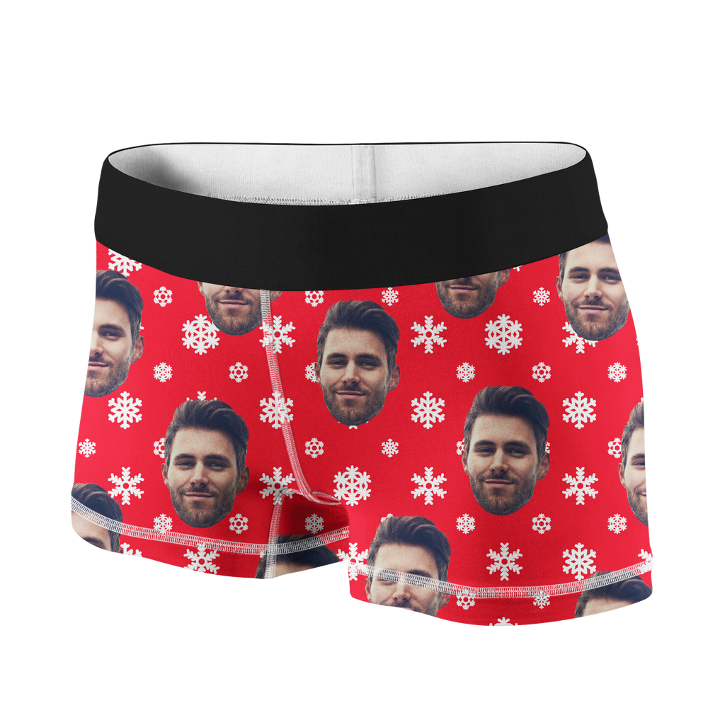 Custom Kerst Onderbroeken FacePrints