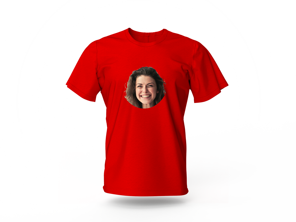 T shirt met custom print FacePrints